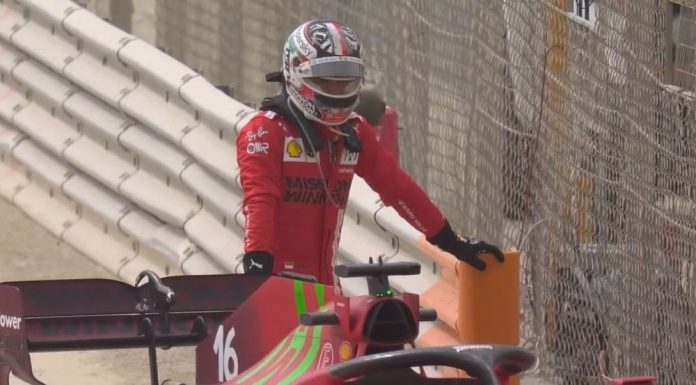 Leclerc Ferrari f1