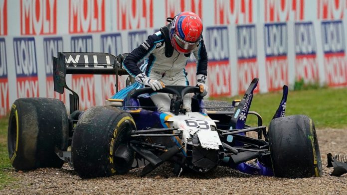 GEORGE RUSSELL ACCIDENT