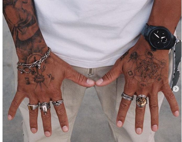 Lewis Hamilton F1 Tatoo