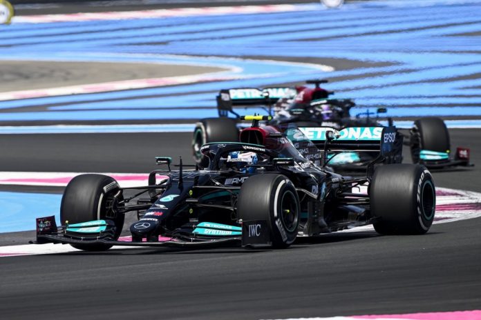 Bottas Hamilton Mercedes F1