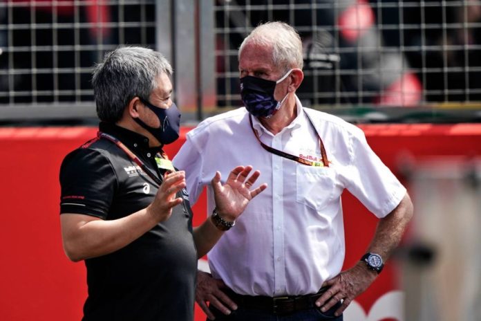 Honda Marko Helmut Red Bull