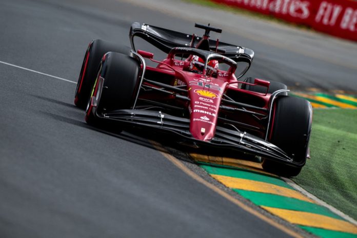 Leclerc Ferrari Melbourne Australia