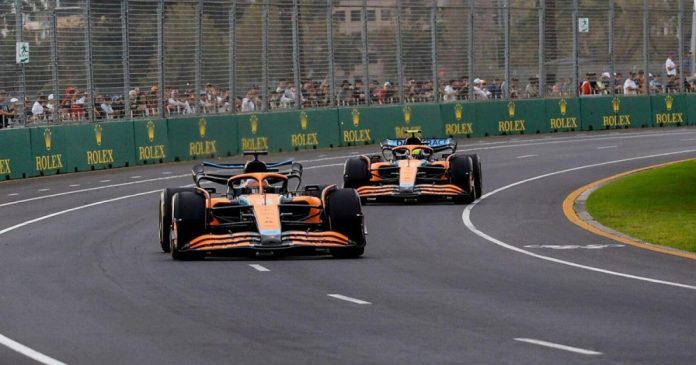 McLaren Ricciardo Norris 2022 Australia Melbourne
