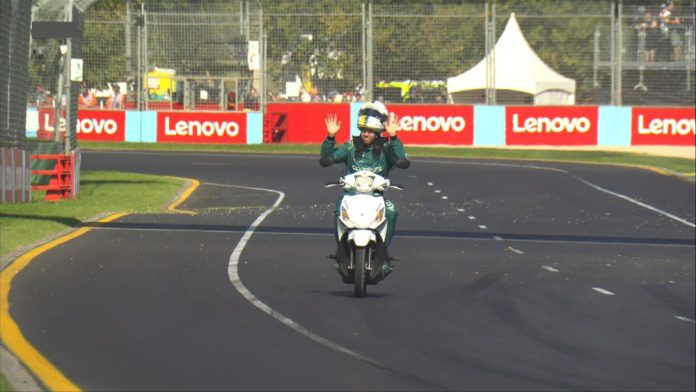 Vettel Melbourne Avstralija Scooter Skuter