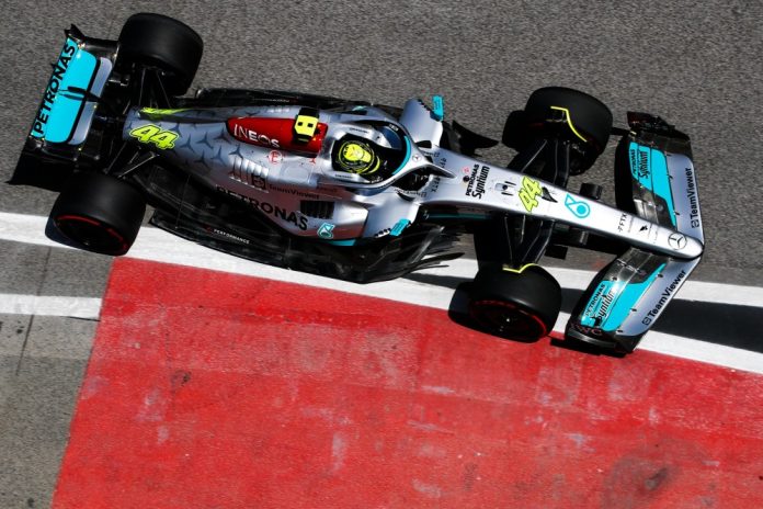 Lewis Hamilton Mercedes Barcelona