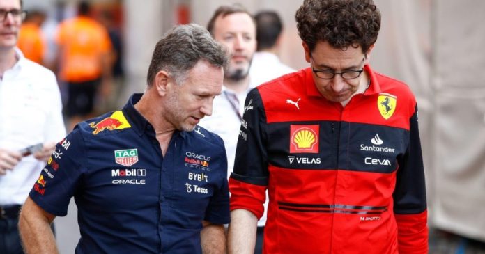 Horner Binotto Ferrari Red Bull